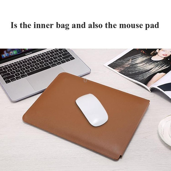 Locked Side Laptop Liner Bag For MacBook Pro 15.4 inch A1398( Liner Bag Brown)