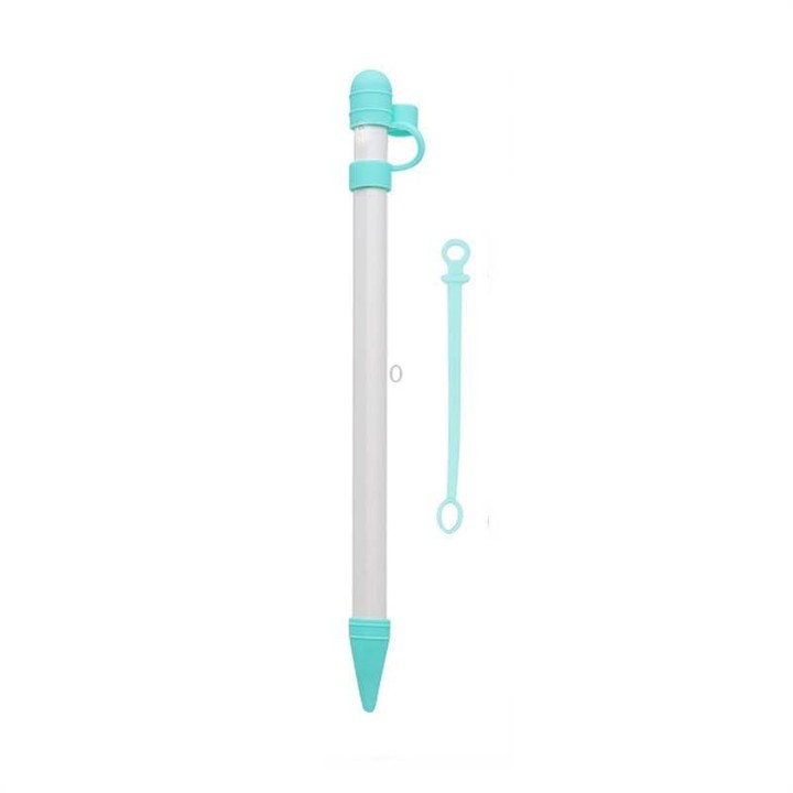 2 PCS 3 In 1 Anti-lost Pen Cap + Anti-lost Conversion Cable + Pen Tip Protective Case Set For Apple Pencil(Night Blue)