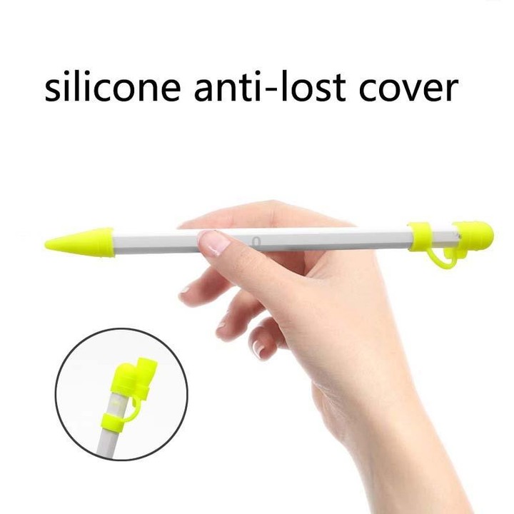 2 PCS 3 In 1 Anti-lost Pen Cap + Anti-lost Conversion Cable + Pen Tip Protective Case Set For Apple Pencil(Red)