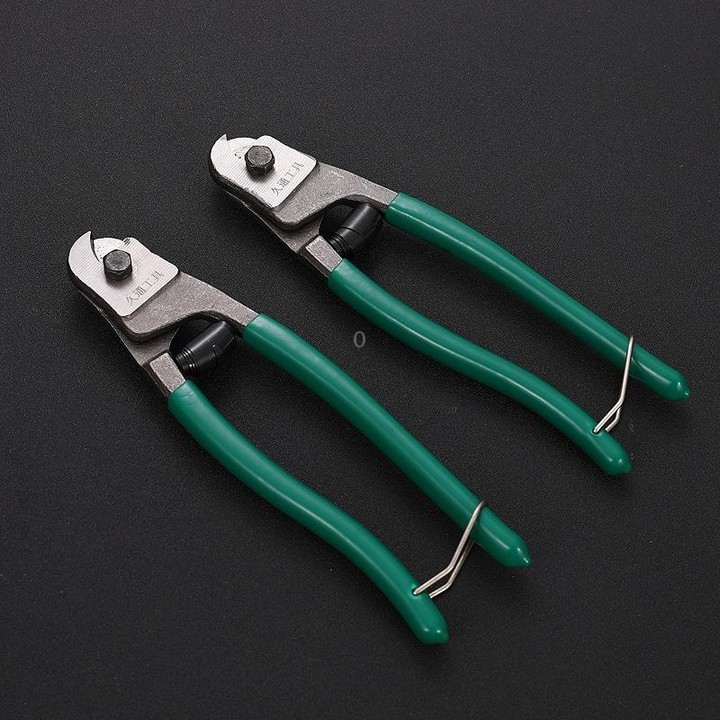 JTO Wire Rope Scissors Mini Discharging Clamps Plastic Handle Steel Wire Cutter, Model: 8inch