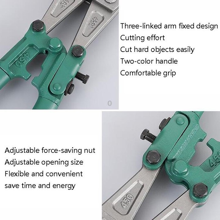 24 inch T8 Manganese Steel Manual Heavy-Duty Steel Wire Reinforcement Bolt Cutters Non-Slip And Labor-Saving Bolt Cutters