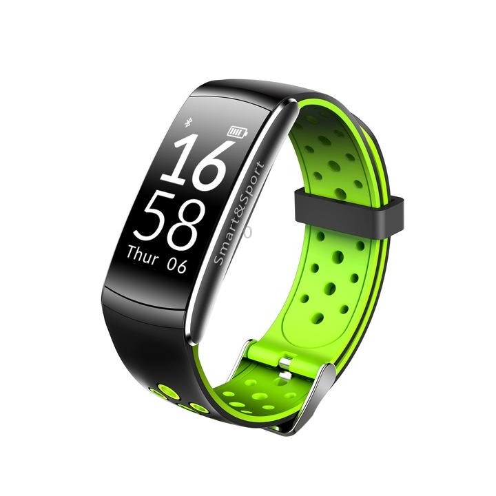 Smart Watch Heart Rate Monitor IP68 Waterproof Fitness Tracker Blood Pressure GPS Bluetooth for Android IOS women men(Green)