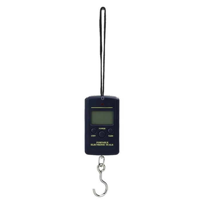 10g Mini Digital Fishing Scale Travel Weighting Steelyard Hanging Electronic Hook Scale Kitchen Weight Tool, Capacity:40kg witho