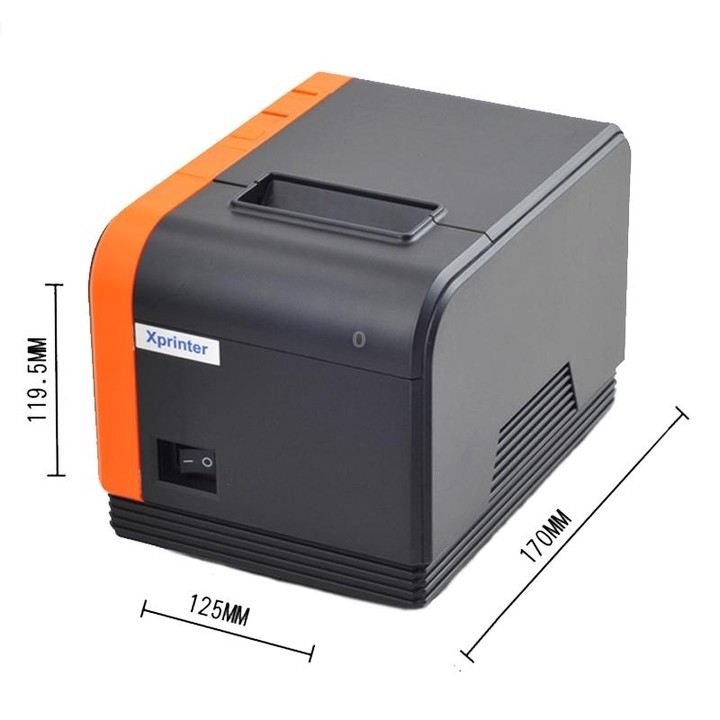 Xprinter XP-T58L 58mm Supermarket Cashier Receipt Thermal Printer, Spec: USB Port(EU Plug)
