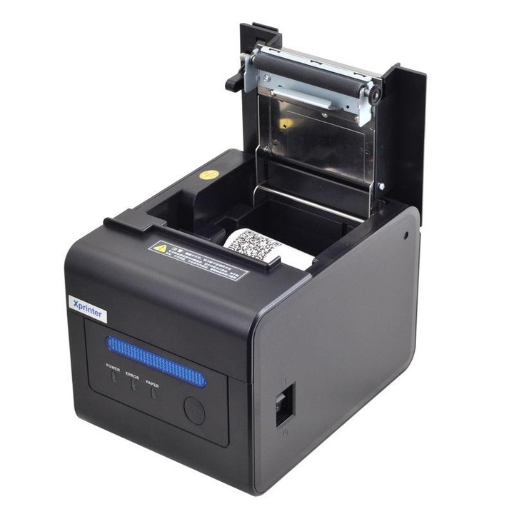 Xprinter XP-C300H 80mm Sound And Light Alarm Store Cashier Rreceipt Thermal Printer, Spec: USB+COM+LAN(EU Plug)