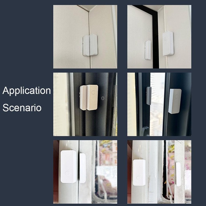CACAZI M20 1 For 3 Split Type Door Opening Sensor Reminder Smart Wireless Doorbell Alarm, Style: US Plug(Gold)