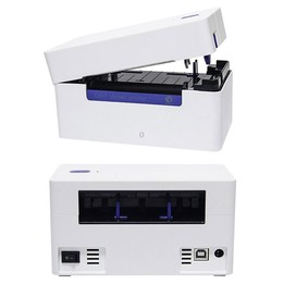 QIRUI 104mm Express Order Printer Thermal Self-adhesive Label Printer, Style:QR-488(EU Plug)