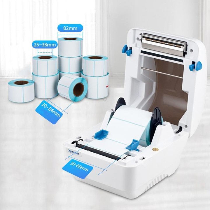 Xprinter XP-320B 80mm Thermal Barcode Supermarket Cashier Label Printer, Spec: USB(US Plug)