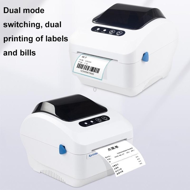 Xprinter XP-320B 80mm Thermal Barcode Supermarket Cashier Label Printer, Spec: USB(EU Plug)