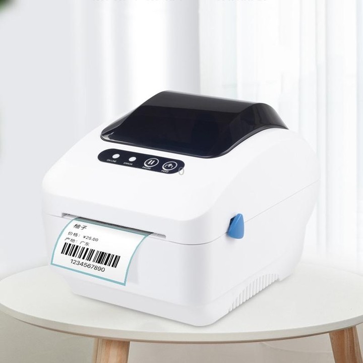 Xprinter XP-320B 80mm Thermal Barcode Supermarket Cashier Label Printer, Spec: USB(UK Plug)