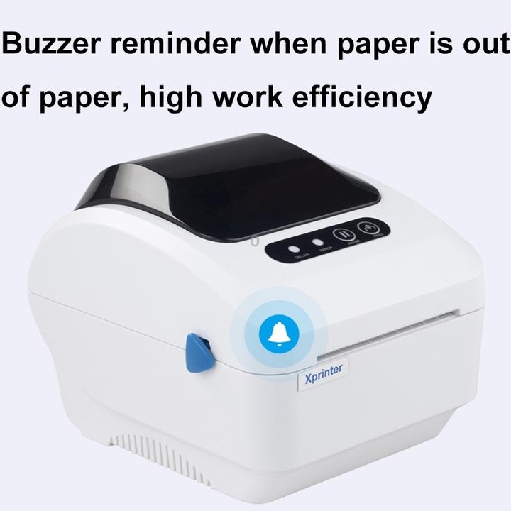 Xprinter XP-320B 80mm Thermal Barcode Supermarket Cashier Label Printer, Spec: USB+Bluetooth(EU Plug)