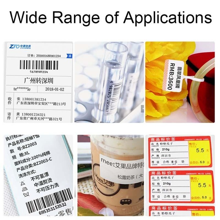 Xprinter XP-470E Thermal Self-Adhesive Label Express List Printer, Style:USB(UK Plug)