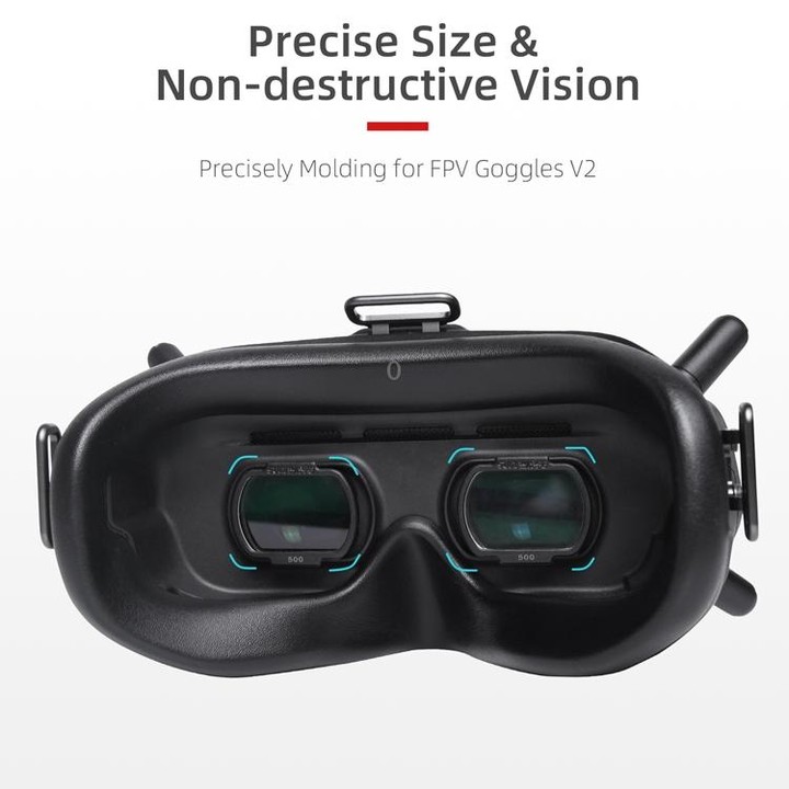 Sunnylife FV-Q9334 2 PCS Myopia Lens Nearsighted Corrective Aspherical Lens for DJI FPV Goggles V2, Colour: 450 Degree