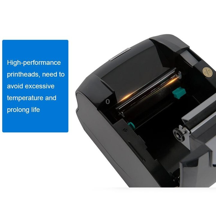 Xprinter XP-365B 80mm Thermal Label Printer Clothing Tag Supermarket Barcode Printer, Plug: EU Plug(Bluetooth Version)
