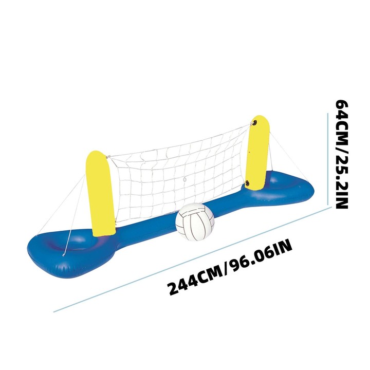 Beach Toys Adult Children Parent-Child Swimming Pool Playing Inflatable Beach Ball Toys, Style: 52133 Volleyball Net + Ball