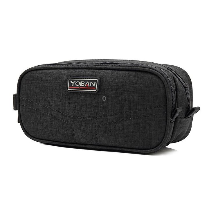 YOBAN Y-1054 Travel Digital Accessories Storage Bag Multifunction Waterproof Data Cable Charger Card Reader Finishing Package(Bl