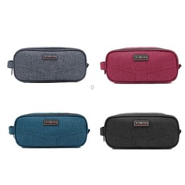 YOBAN Y-1054 Travel Digital Accessories Storage Bag Multifunction Waterproof Data Cable Charger Card Reader Finishing Package(Bl