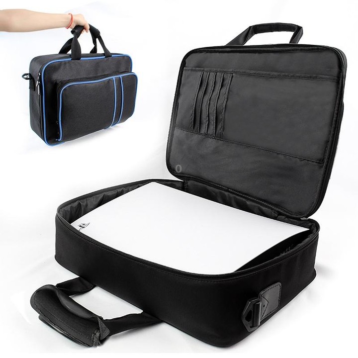 Handle Protection Portable Bag Game Machine Double Shoulder Handbag For PS5(without LOGO)