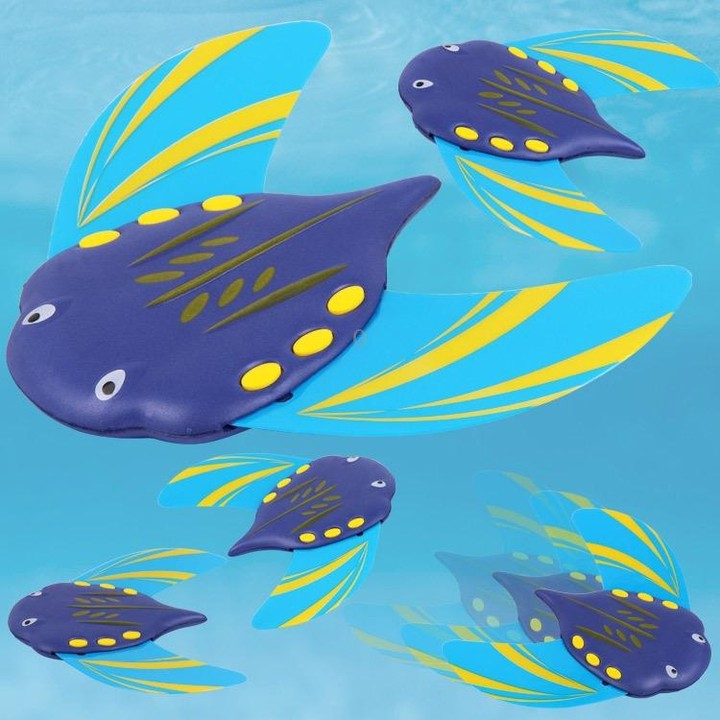 CD11816 Summer Swimming Pool Bathing Beach Children Water Power Devil Fish Playing Toy(Large)