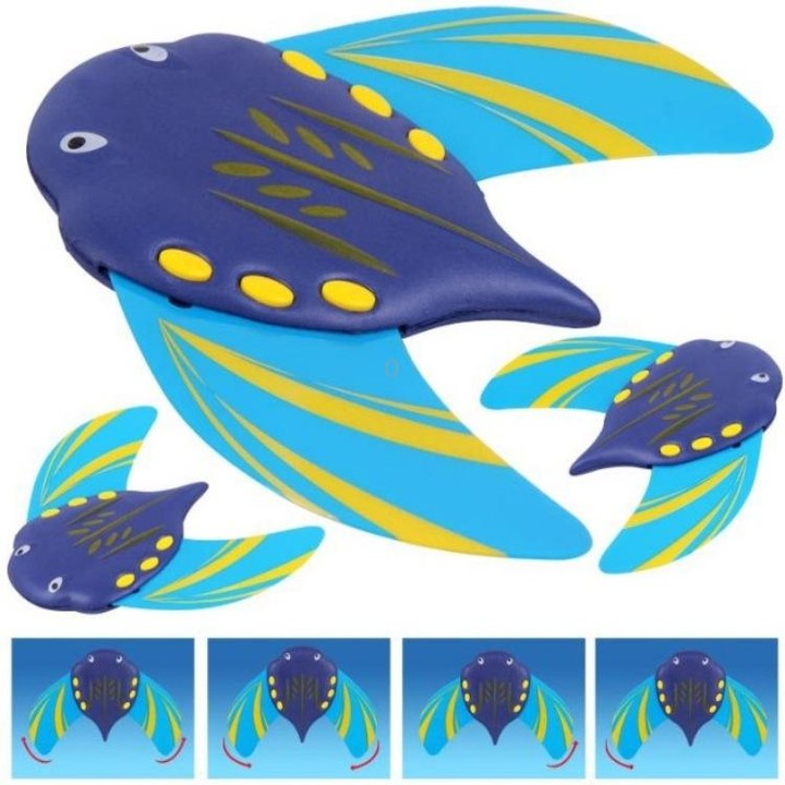 CD11816 Summer Swimming Pool Bathing Beach Children Water Power Devil Fish Playing Toy(Large)