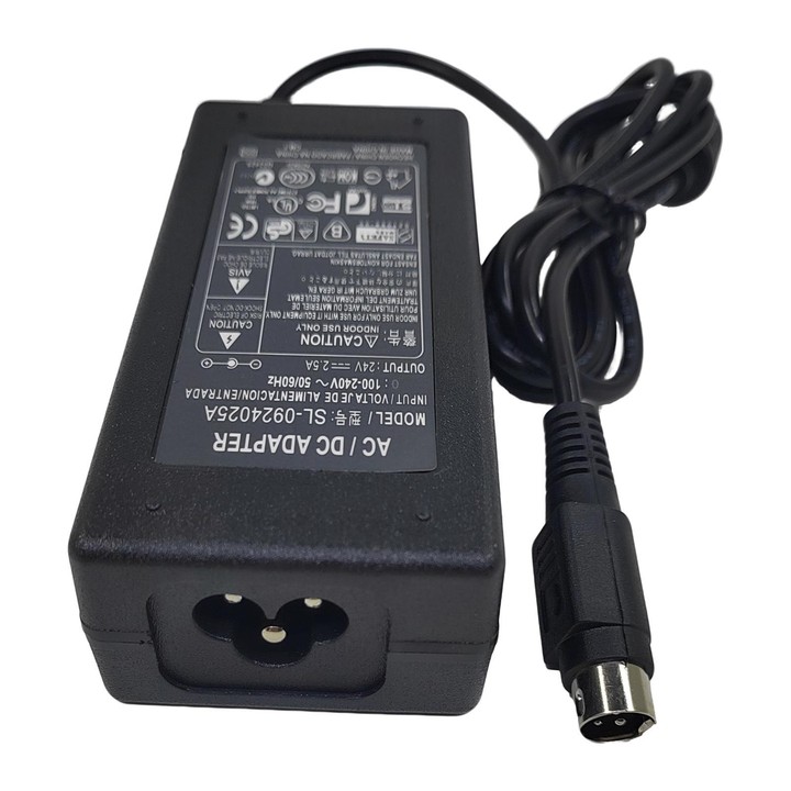 Ticket Printer Power Bar Code Printer Thermal Power Supply Adapter, US Plug
