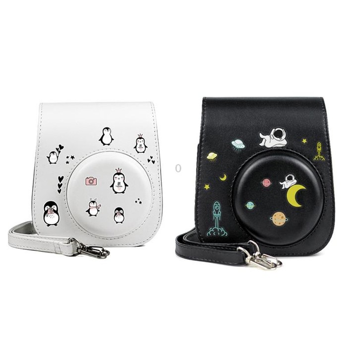5 PCS 5 in 1 DIY Cute Cartoon Camera Stickers Set for Fujifilm Instax mini 11(Space Animals Series)