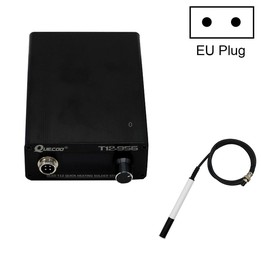 QUECOO T12-956 1.3-Inch Screen Electric Soldering Iron Soldering Station With P9 Handle, EU Plug (White Handle)