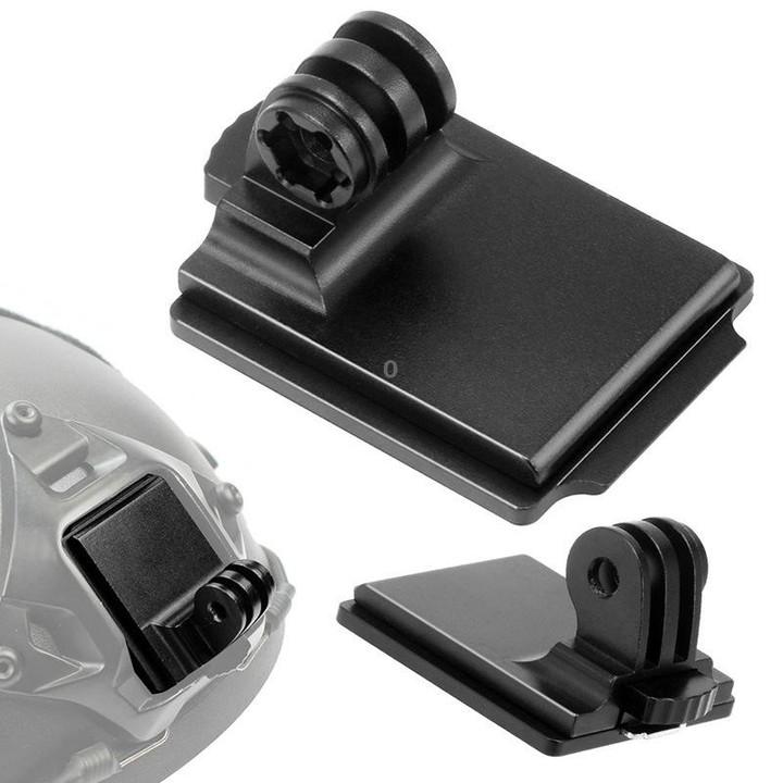 Upgraded Version Helmet Base Adapter Fixed Mount Hunting CS NVG Bracket for GoPro Hero11 Black / HERO10 Black /9 Black /8 Black