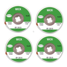 4 PCS Silk Wire Deficiency Tin With Low Residue Strip BGA To Remove Tin Welding Strip Electronic Maintenance Welding Material, M
