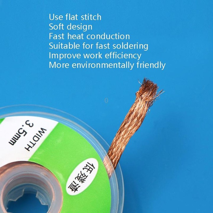 4 PCS Silk Wire Deficiency Tin With Low Residue Strip BGA To Remove Tin Welding Strip Electronic Maintenance Welding Material, M