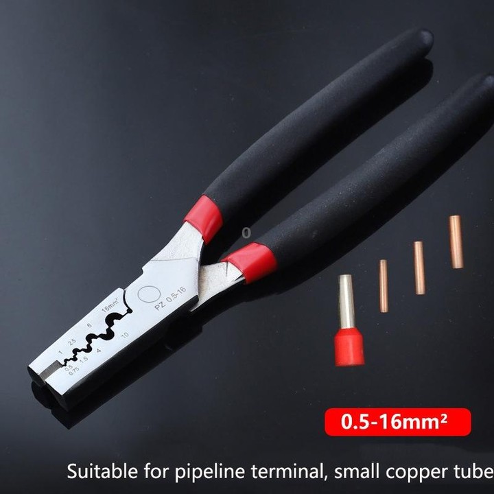 PZ 0.5-16 Tube Terminal Voltage Line Pliers Multi-Function Saving Strip Terminal Pliers