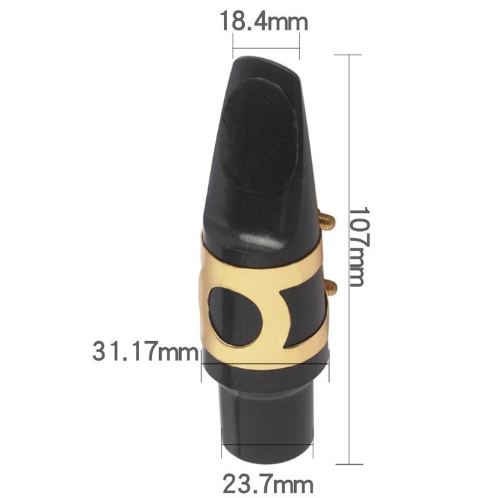 Saxophone Mouthpiece + Hat Clip Wind Instrument Accessories, Specification: Tenor