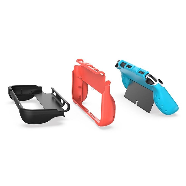 DOBE TNS-1142 Anti-Slip Anti-Fall Game Console Soft Shell Protective Cover For Nintendo Switch OLED(Black)