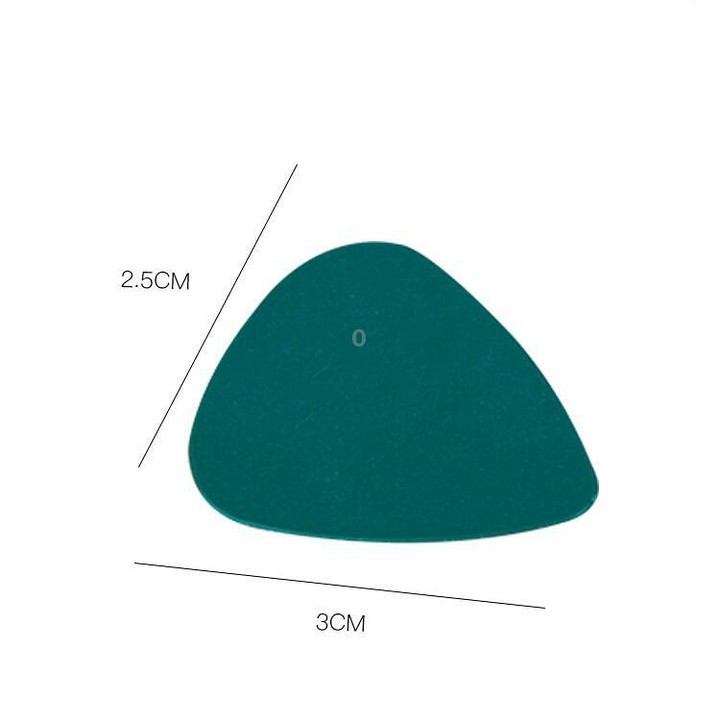 100 PCS Guitar Universal ABS Celluloid Pick Shrapnel Color Random Delivery(Celluloid 0.96mm)