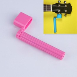 10 PCS ABS Upper Chord Equipment String Pulling Cone for Guitar(Pink)