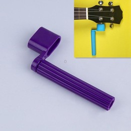 10 PCS ABS Upper Chord Equipment String Pulling Cone for Guitar(Purple)