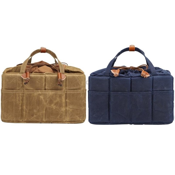 K707 Portable SLR Lens Liner Bag Camera Storage Bag(Khaki)