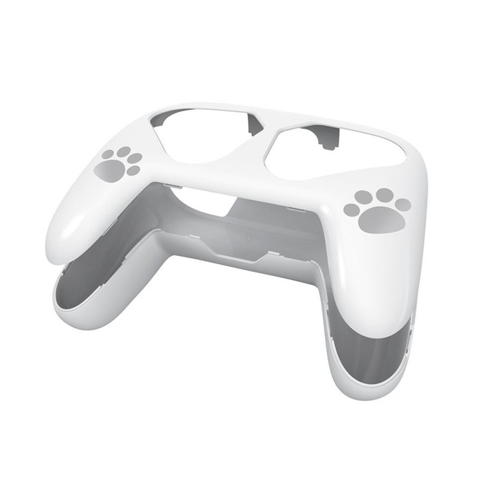 DOBE TNS-1171 Gamepad Protection Set Handle Protective Case + Rocker Cap For Nintendo Switch Pro(White)