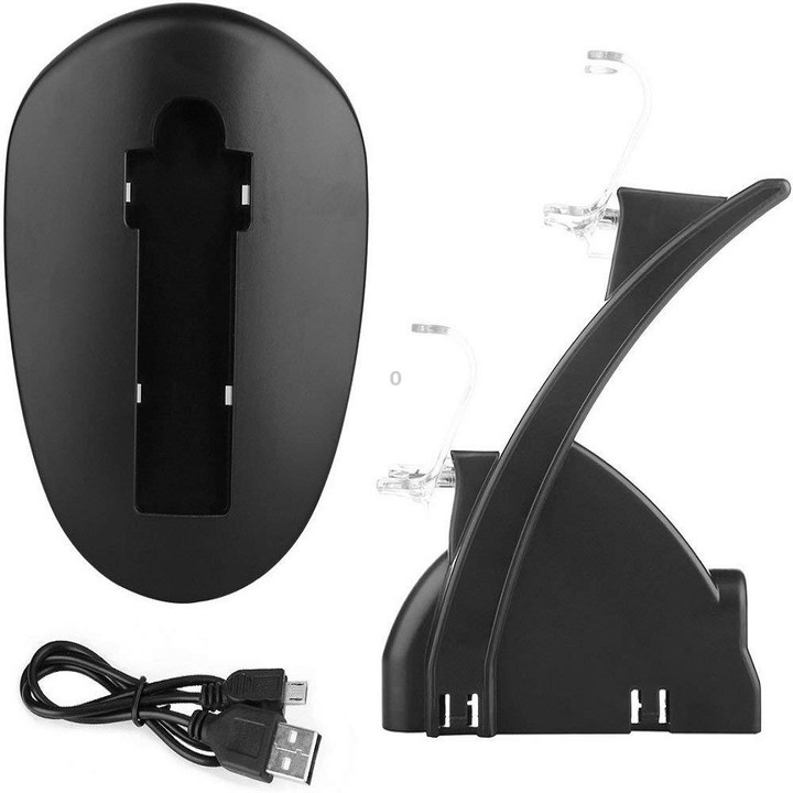 Controller Charger Dock LED Dual USB PS4 Charging Stand Station Cradle for Sony Playstation 4 PS4 / PS4 Pro /PS4 slim