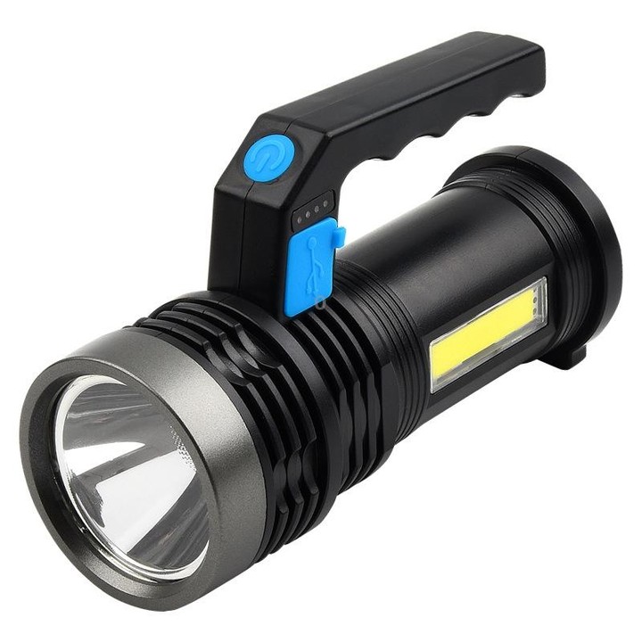 TG-TZ01601 20W Outdoor Search Lights Household Strong Light Flashlight Rechargeable Portable Lamp(With Charged Display)