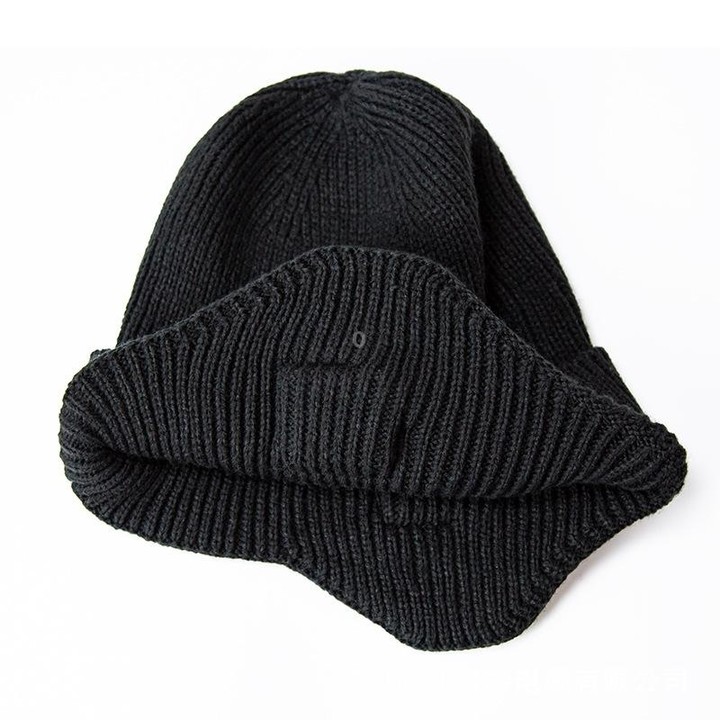 TR Ear-Covered Bluetooth Music Hat 5.0 Binaural Stereo Headphone Cap(Black)