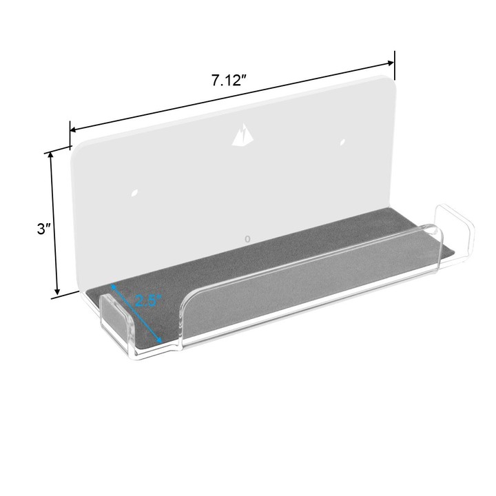 Game Console Wall Storage Bracket Game Console Accessories Storage Rack For Nintendo Switch(Transparent)