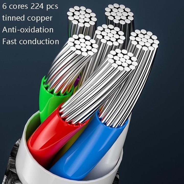 1m 100W PD Fast Charge Type-C Male to Male Data Sync Charging Braided Cable