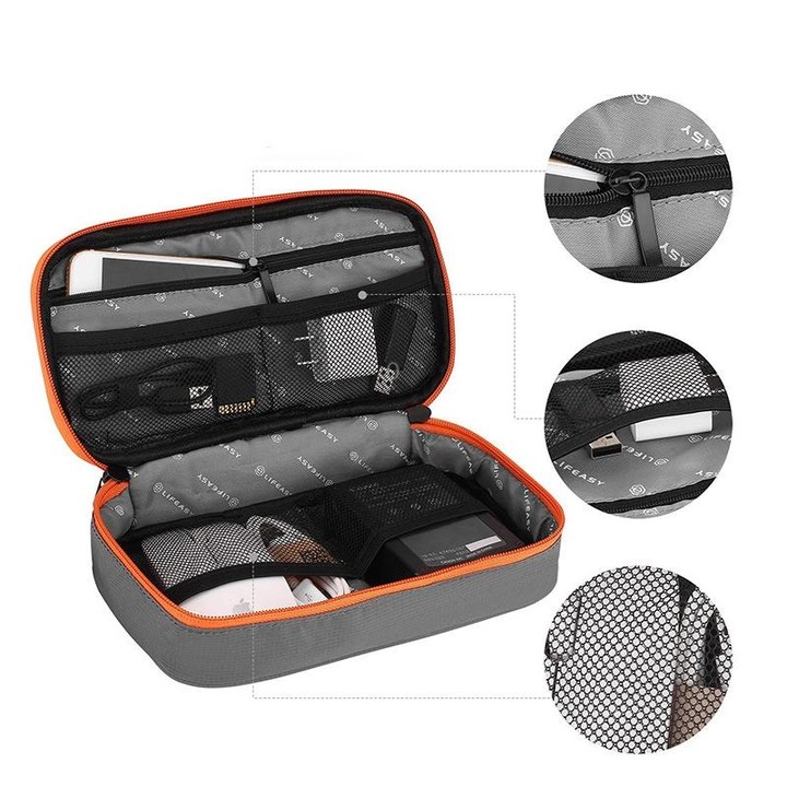 MapleStory Multifunctional Travel Digital Storage Bag, Size: Small (Black）