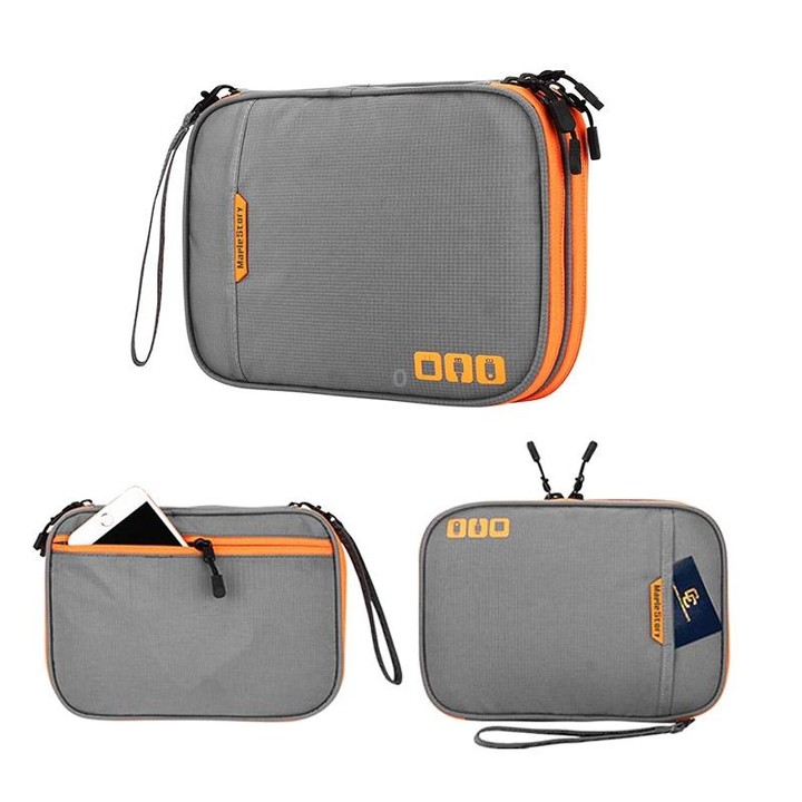 MapleStory Multifunctional Travel Digital Storage Bag, Size: Medium (Black)