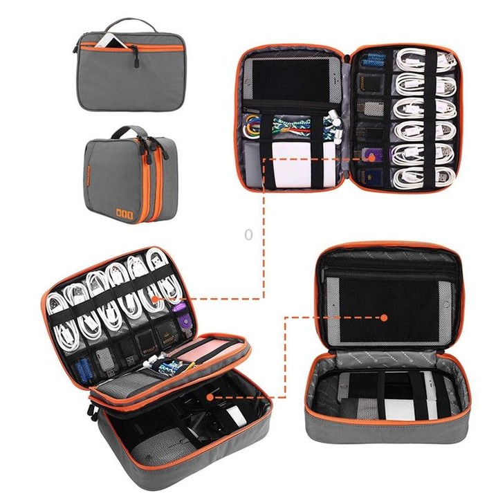 MapleStory Multifunctional Travel Digital Storage Bag, Size: Large (Black)