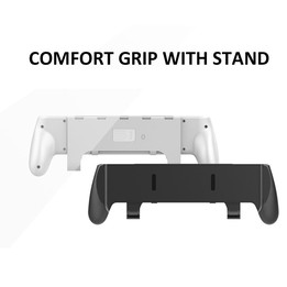 JYS NS218 Multifunctional Game Console Integrated Protective Case With Grip For Switch OLED(White)