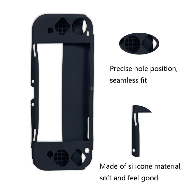 KJH NS-067 Host Siamese Silicone Protective Case For Switch OLED(White)