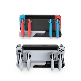DOBE TNS-0122 4 In 1 Gamepad Charging Dock For Switch OLED(White Black)
