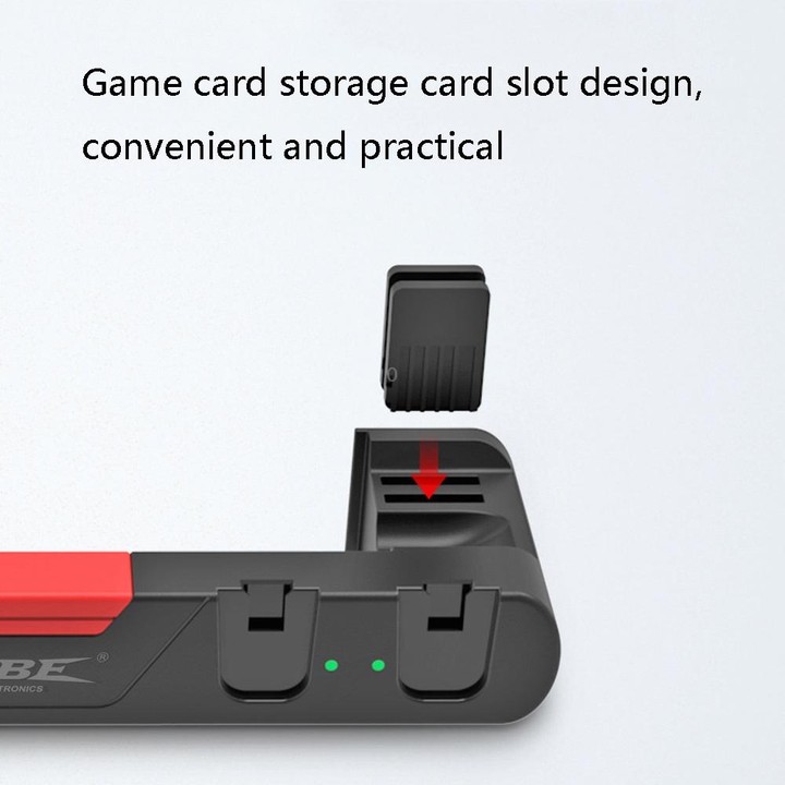 DOBE TNS-0122 4 In 1 Gamepad Charging Dock For Switch OLED(White Black)